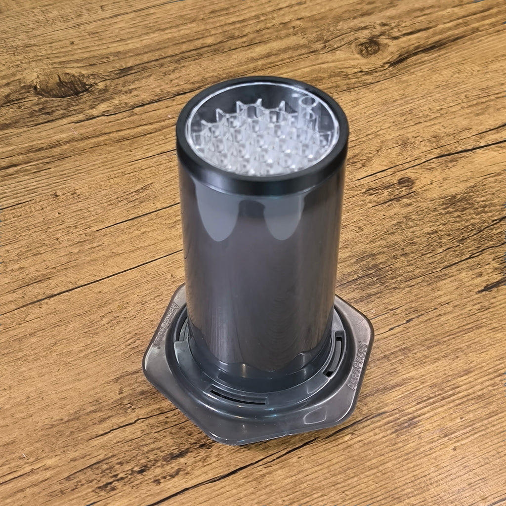Melodrip holder for an Aeropress brewer